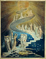 William Blake: A escaleira de Jacó, c. 1800. British Museum