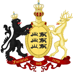 Coat of Arms of the Kingdom of Württemberg, 1817