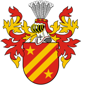 Escudo de armas original de los Buonaparte.