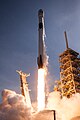 A Bangabandhu–1-et az űrbe juttató Falcon 9 típusú hordozórakéta
