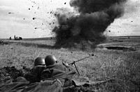 Protitankový střelec, Kursk, Rusko, 20. července 1943