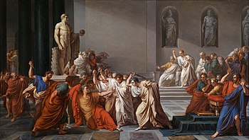 Der Tod des Caesar von Vincenzo Camuccini (1798)