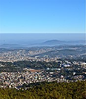 Aerial view of Shillong