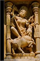 Durga on the Ambika Mata temple in Jagat, by 960