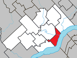 Location within Les Chenaux RCM.