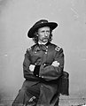 Image 31George Armstrong Custer led U.S. troops against Native Americans in western Kansas. (from History of Kansas)