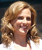 Marlee Matlin receiving a Motion Pictures Star at the Hollywood Walk of Fame in 2009.