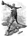 Image 15The Rhodes Colossus—Cecil Rhodes spanning "Cape to Cairo" (from History of South Africa)
