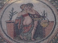 Mosaiko erotikoa, Villa del Casale, Piazza Armerinan (Italia).