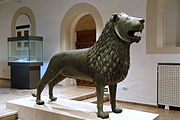 Brunswick Lion, c. 1166, in Brunswick, Germany