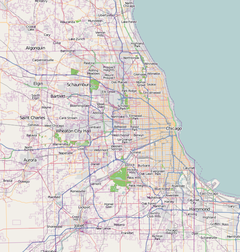 Locations of the four Golden Nugget Pancake Houses in Chicago