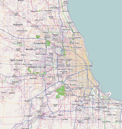 Naperville is located in Chicago metropolitan area
