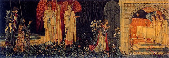 A visão da tapeçaria do Santo Graal, 1890