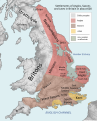 Image 60Kingdoms and tribes in Britain, c. AD 600 (from History of England)