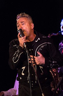 Paul Field performing live onstage in 2019.