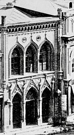 Gothic Revival - Bossel Hall om Calea Victoriei, unknown architect, c.1850