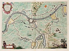 Map of the siege in 1602 – from the Atlas van Loon
