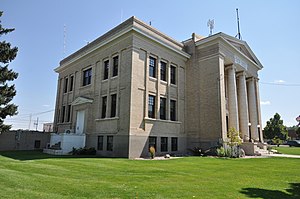 Platte County Courthouse in Wheatland