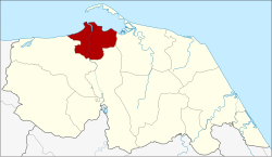 Lokasi Distrik terletak di Provinsi Pattani