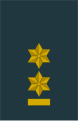 กองทัพบกเบลเยียม (Luitenant-kolonel Lieutenant-colonel)