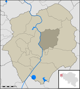 Kaart van Beerst