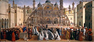 7. Gentile i Giovanni Bellini, Kazanie św. Marka w Aleksandrii, pomiędzy 1504 a 1507, Pinakoteka Brera