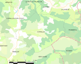 Cornillac - Localizazion