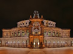 Il Semperoper di Dresda in Germania