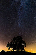 Starry sky above Thuringia