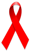 Crvena vrpca, simbol solidarnosti s HIV pozitivnim osobama i onima koji žive s AIDS-om