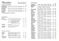 Gesamtverzeichnis für Baedeker 1974 (Leporello) mit einer Liste der Stadtführer