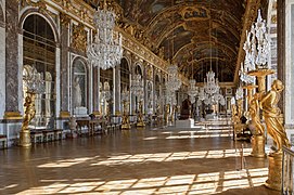 Arches in Hall of Mirrors, Palace of Versailles, Versailles, Yvelines, France (2011)