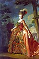Ritratto della Granduchessa Maria Feodorovna all'età di 18 anni, 1777