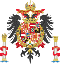 Coat of Arms of King Charles I of Spain.