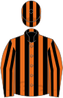 Orange and black stripes