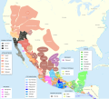 Image 57Distribution of linguistic groups around 1500. (from Culture of Mexico)