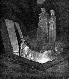 Gustave Doré - Illustration de La Divine Comédie de Dante Alighieri - L'Enfer, chant 10, 1861.