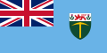 Den sjølverklært staten Rhodesia sitt flagg (1964).