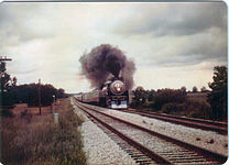 SP 4449 pulling the American Freedom Train in Georgia in 1976