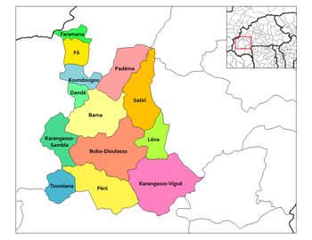 Karankasso-Vigue Department location in the province