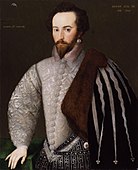 Sir Walter Raleigh was a courtier favoured by Elizabeth I