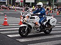 Yamaha FJR1300 escorting the 2015 Tokyo Marathon