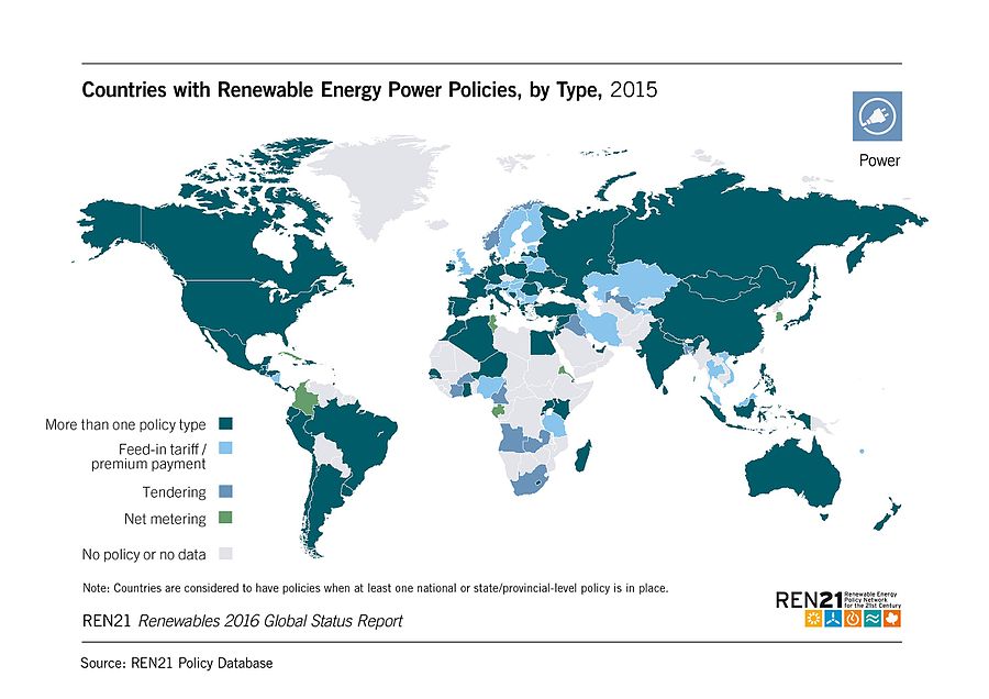 Renewable Energy Global Status report 2016