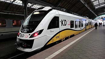 Koleje Dolnośląskie train at Wrocław Główny