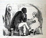 Том и Ева Сен-Клер. Иллюстрация издания 1853 года