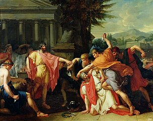 The Death of Tatius (La mort de Tatius), 1788, Musée des Beaux-Arts d'Angers