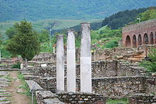 Photographie des ruines de Heraclea Lyncestis