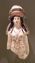 Isis-Aphrodite, polychrome terracotta, Alexandria, first century CE