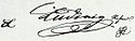 Ludwig II's signature