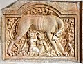 Image 80Ancient Roman relief from the Cathedral of Maria Saal showing the infant twins Romulus and Remus being suckled by a she-wolf (from Comparative mythology)